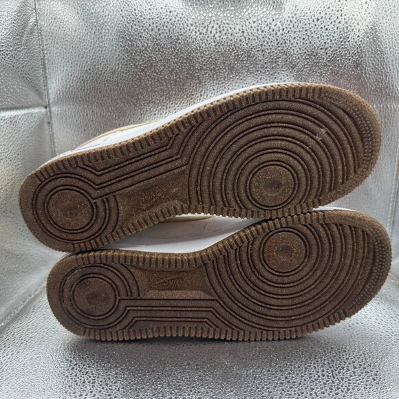 Size‎ 9 Nike Air Force 1 Low Rhubarb Mens White Athletic Sneaker CZ0338-101 - Picture 10 of 12